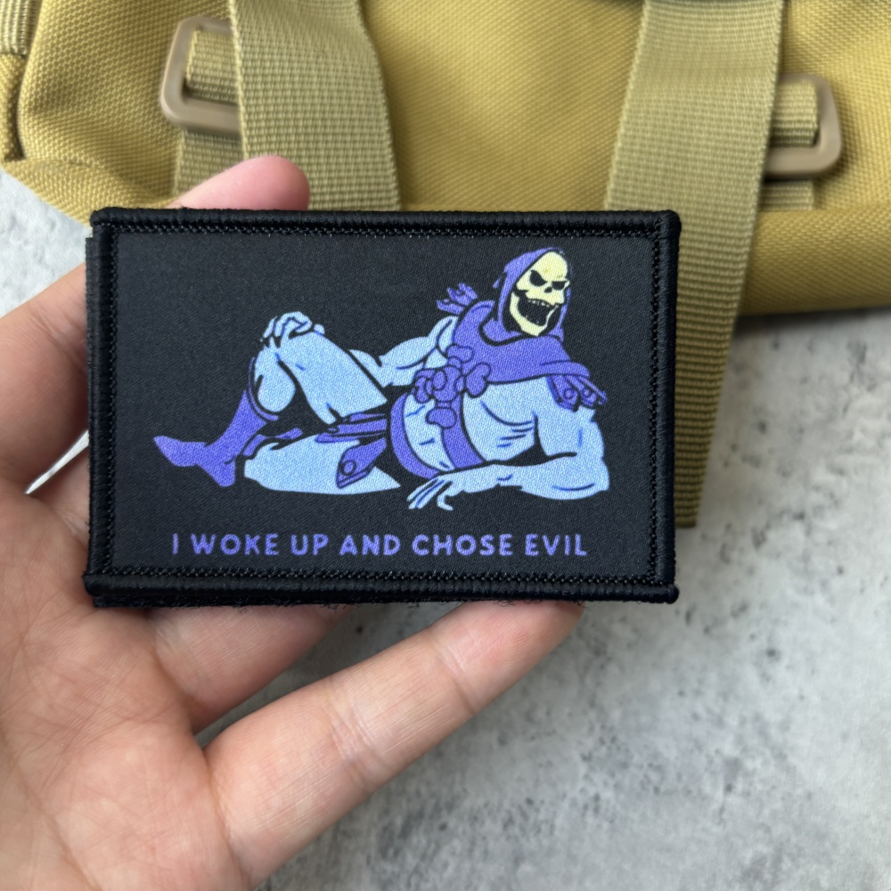 Rucksack Military Style - I WOKE UP AND CHOSE EVIL
