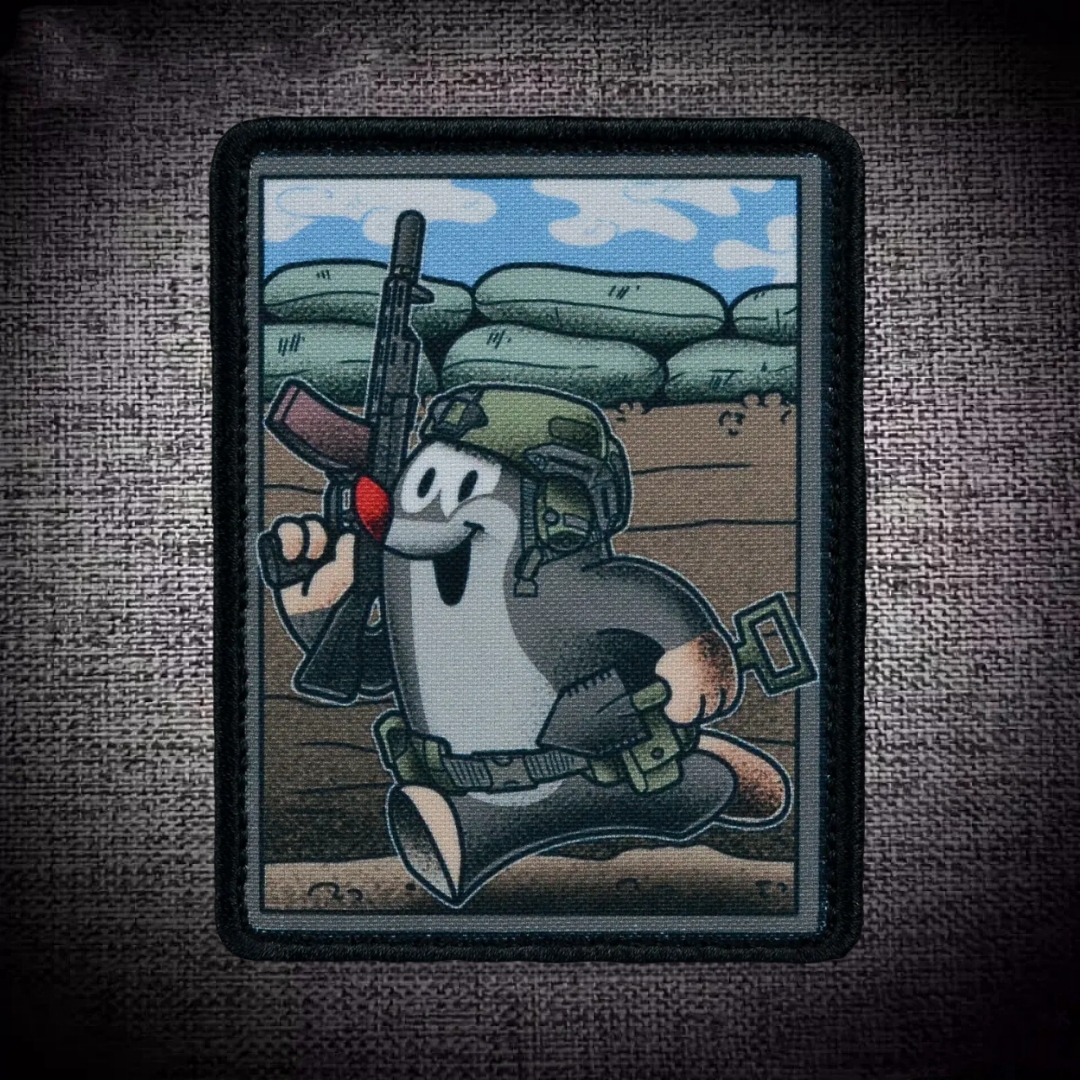 Rucksack Military Style - Krtek Mole Operator Tactical Morale Badge