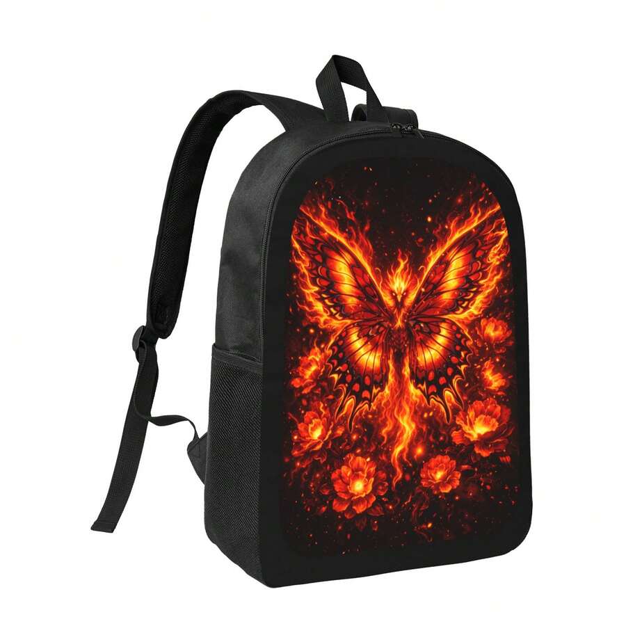Flame Phoenix Butterfly Backpa – Fashion Backpack Women recenzja i cena