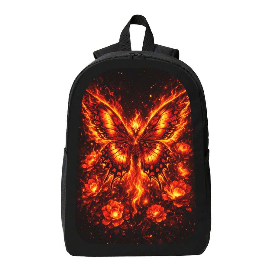Flame Phoenix Butterfly Backpa – Fashion Backpack Women recenzja i cena