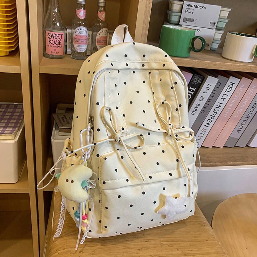 Cute Polka Dot Small Backpack  – Fashion Backpack Women recenzja i cena