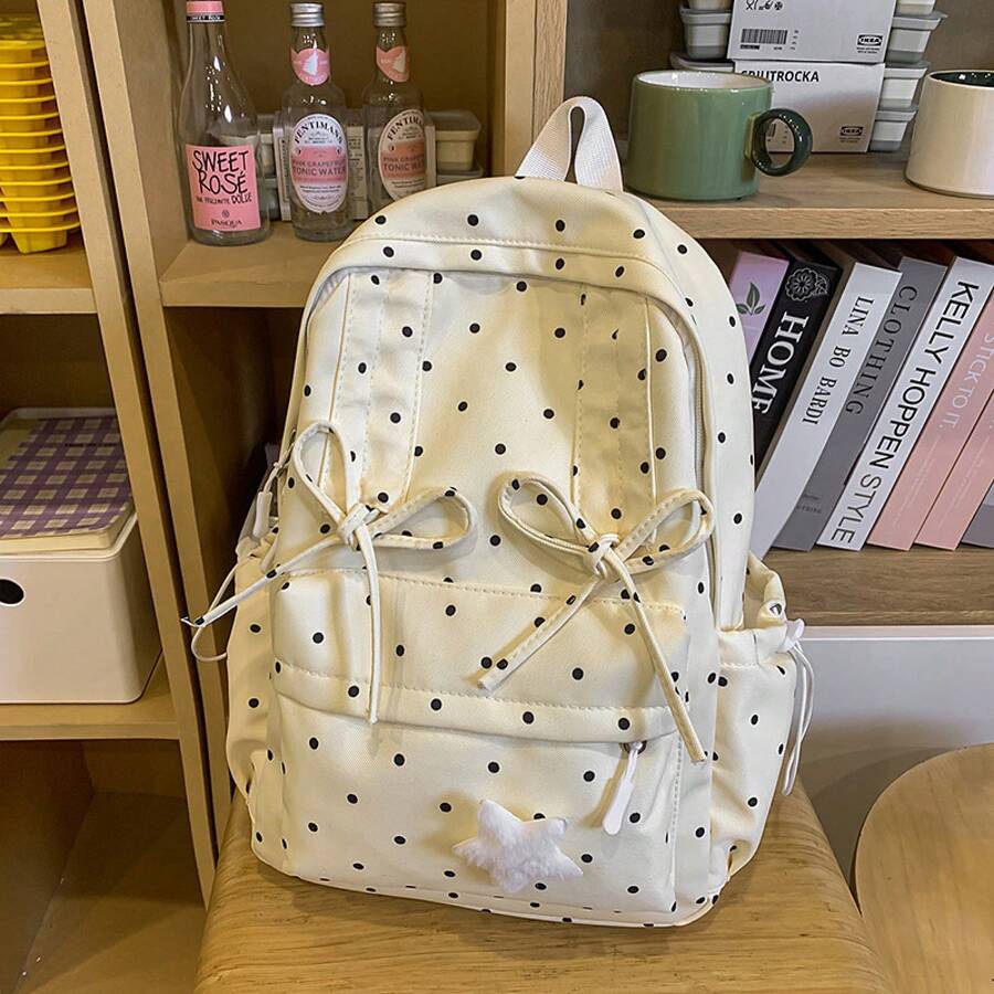Cute Polka Dot Small Backpack  – Fashion Backpack Women recenzja i cena