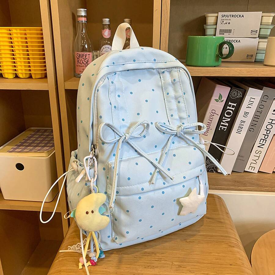 Cute Polka Dot Small Backpack  – Fashion Backpack Women recenzja i cena