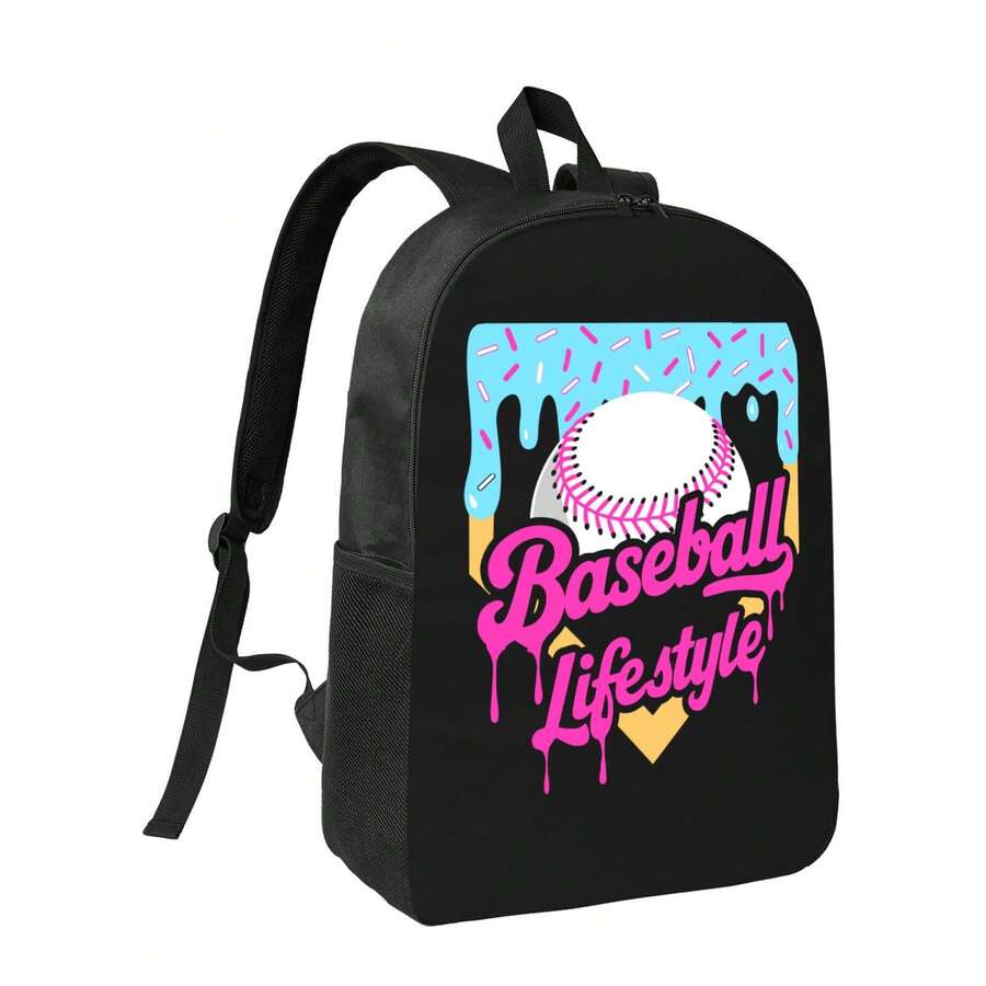 Baseball Drip Design Backpack  – Laptop Backpack 15.6 recenzja i cena