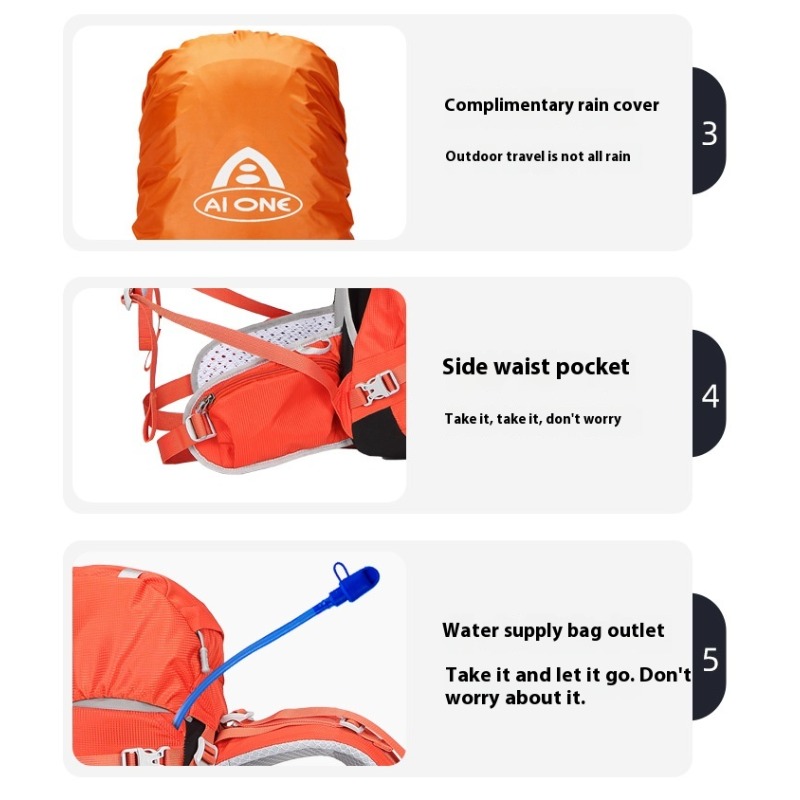40L Mountain Backpacks Tourist – Rucksack Military Style recenzja i cena