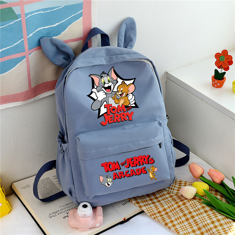 Tom and Jerry Cute School Bag  – School Backpack Teen recenzja i cena