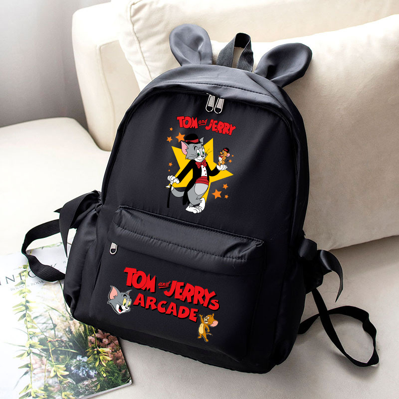Tom and Jerry Cute School Bag  – School Backpack Teen recenzja i cena