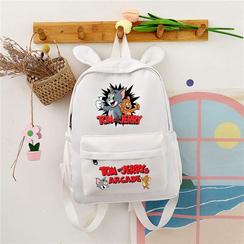 Tom and Jerry Cute School Bag  – School Backpack Teen recenzja i cena