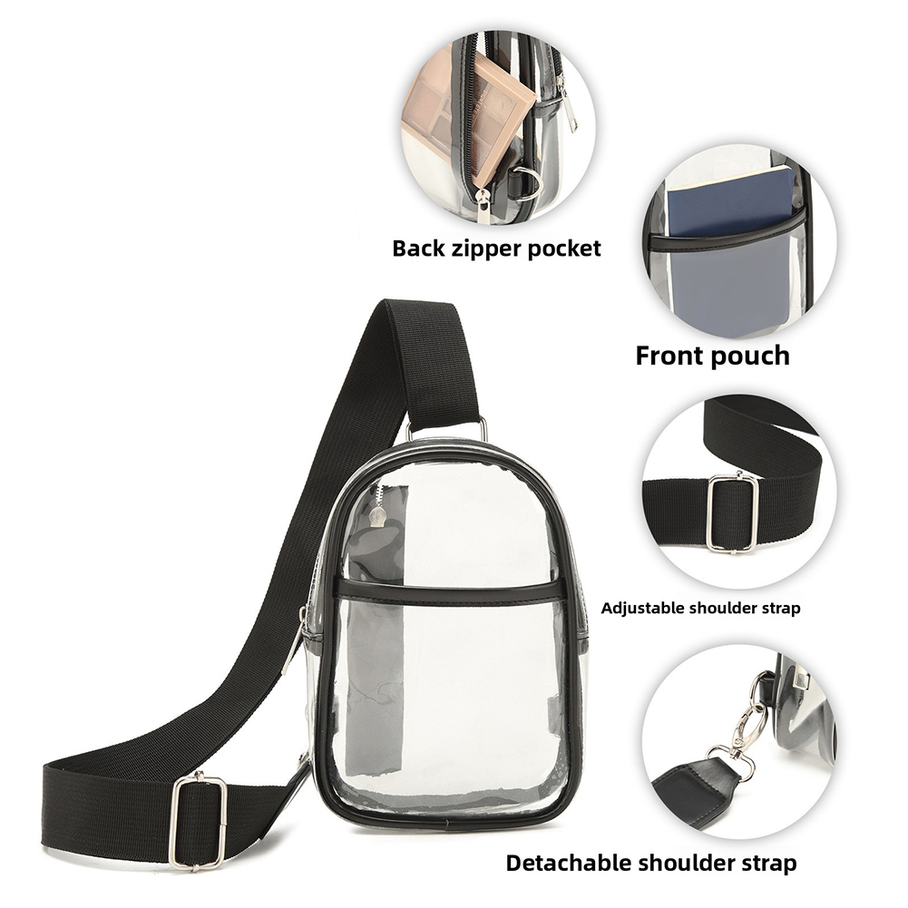 Clear Sling Bag,Waterproof Sho – Sling Backpack Shoulder recenzja i cena