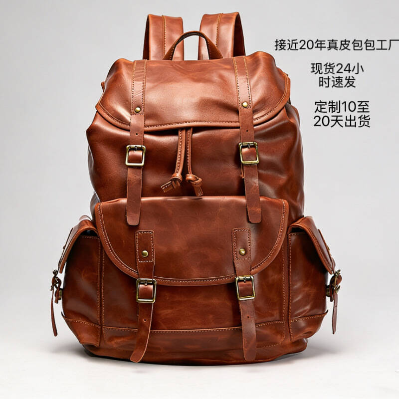 XZAN Men S Bags Fashion Europe – Leather Backpack Vintage recenzja i cena