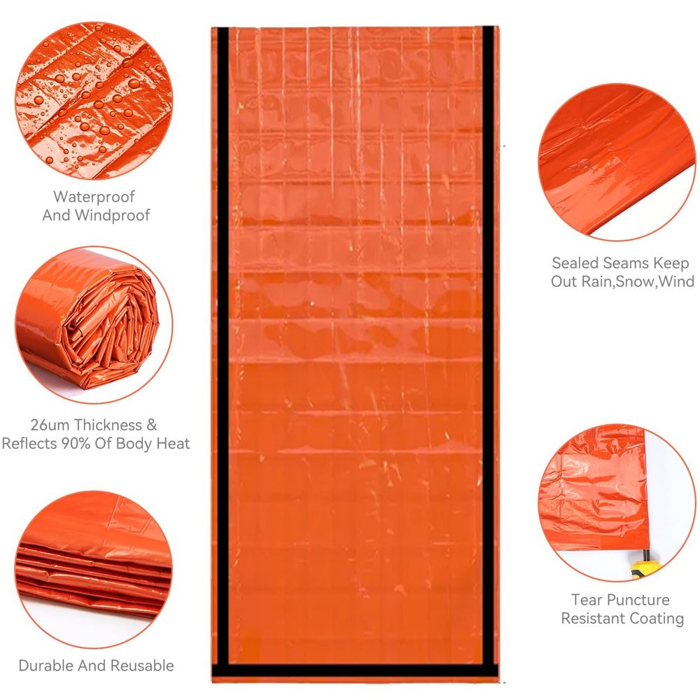 Emergency Sleeping Bag Surviva – Hiking Backpack Waterproof recenzja i cena