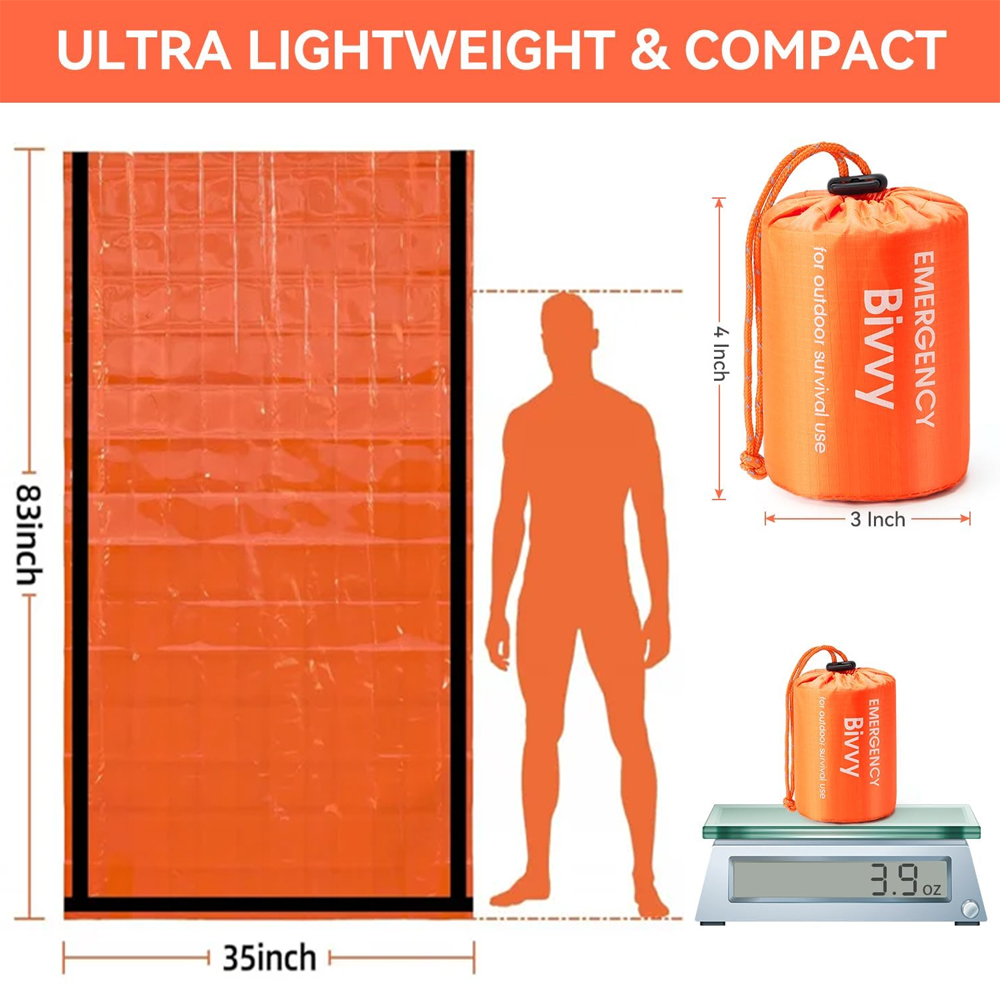 Emergency Sleeping Bag Surviva – Hiking Backpack Waterproof recenzja i cena