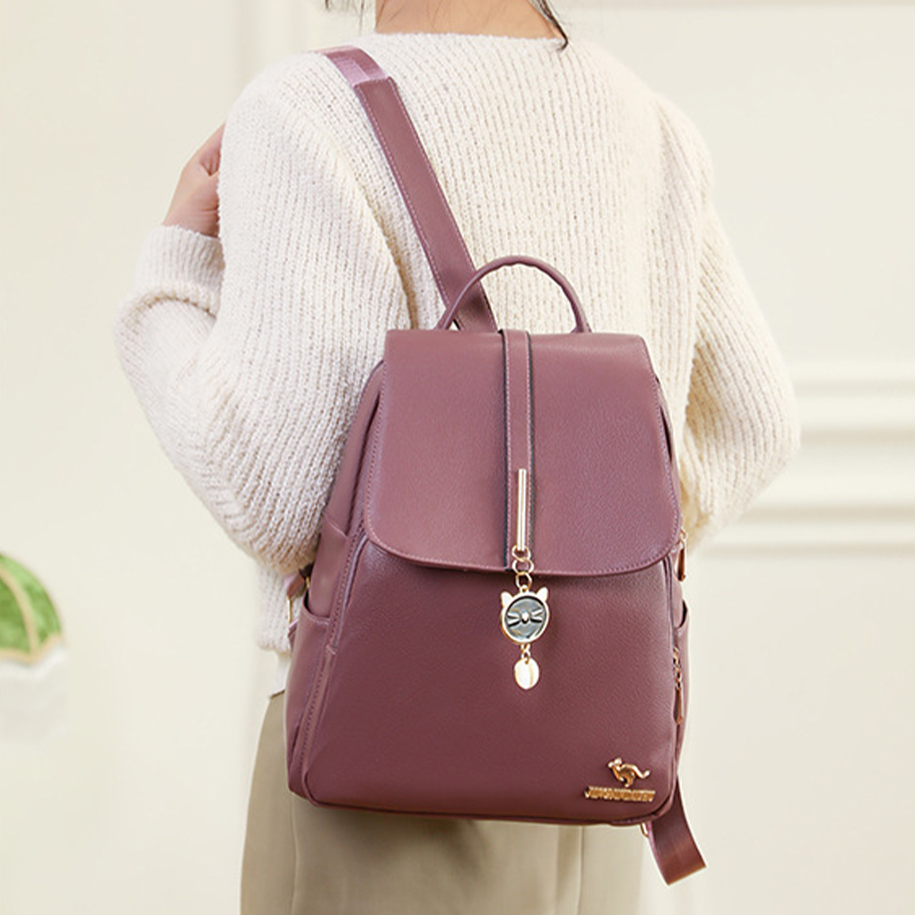 Luxury Women PU Leather Backpa – Leather Backpack Vintage recenzja i cena