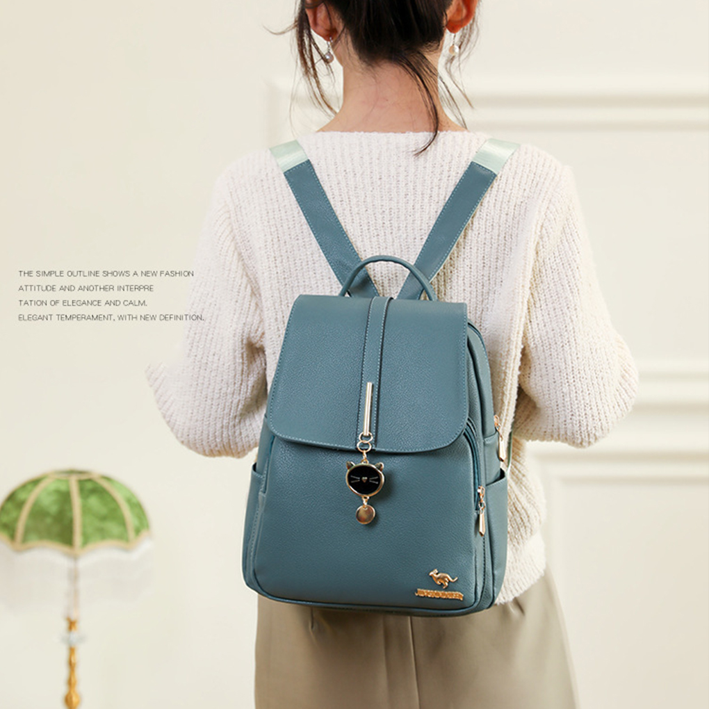 Luxury Women PU Leather Backpa – Leather Backpack Vintage recenzja i cena