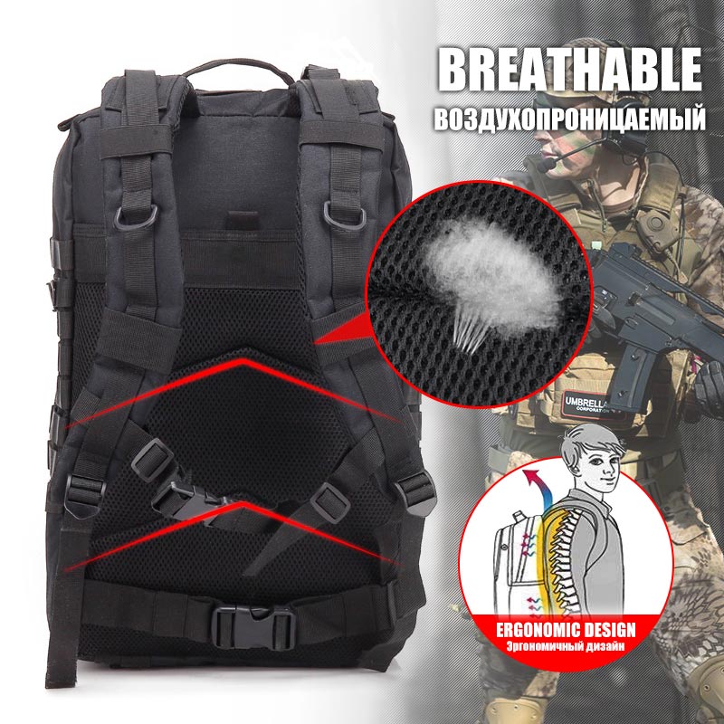 AA 60L Army Military Tactical  – Rucksack Military Style recenzja i cena