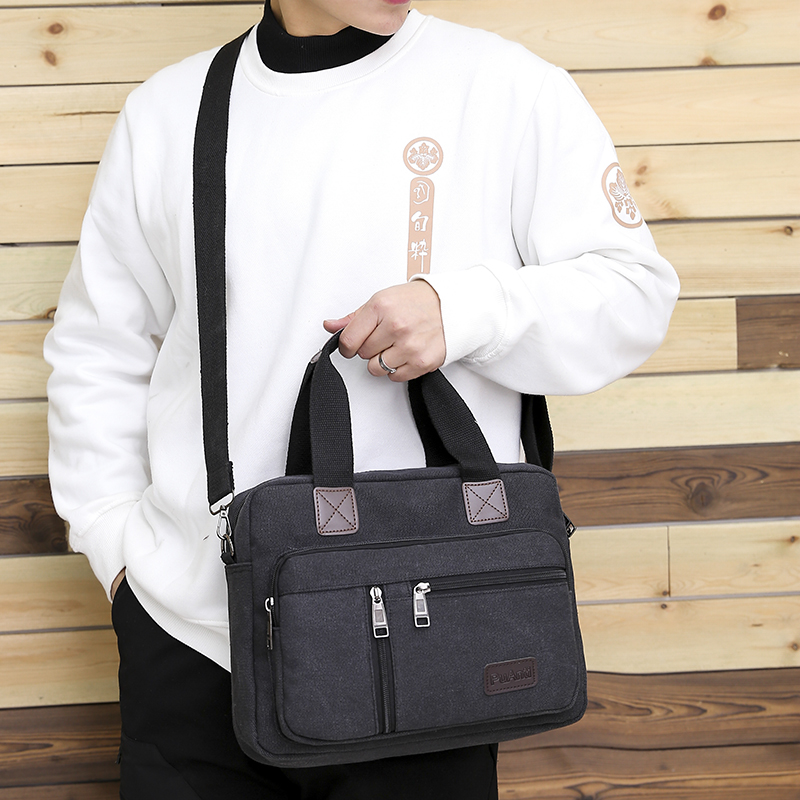 Men's Canvas Travel Handbag La – Canvas Backpack Casual recenzja i cena