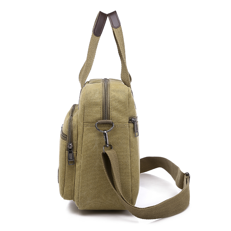 Men's Canvas Travel Handbag La – Canvas Backpack Casual recenzja i cena