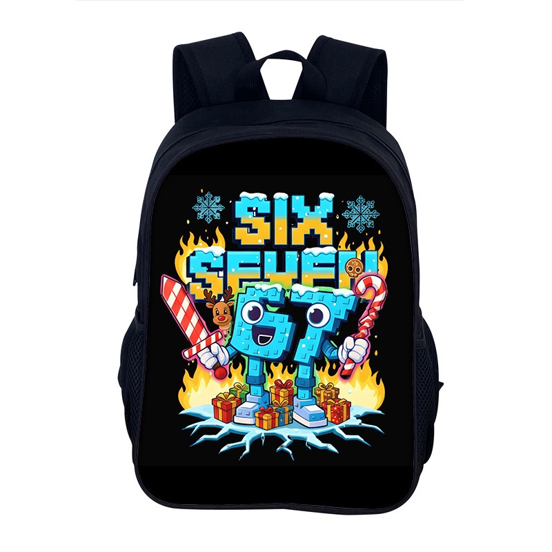 Six Seven 67 Print Lightweight – School Backpack Teen recenzja i cena