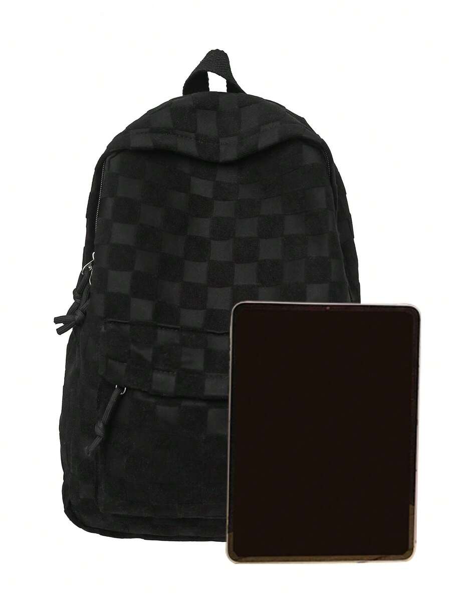 Womens Patchwork Plaid Faux Fu – Fashion Backpack Women recenzja i cena