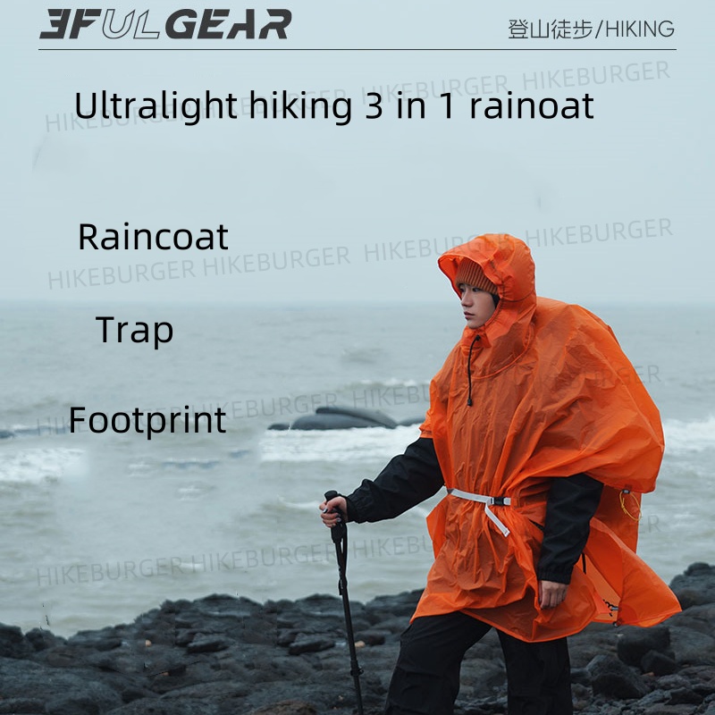 3F UL GEAR 3 in1 Rain Poncho O – Rain Cover Backpack recenzja i cena