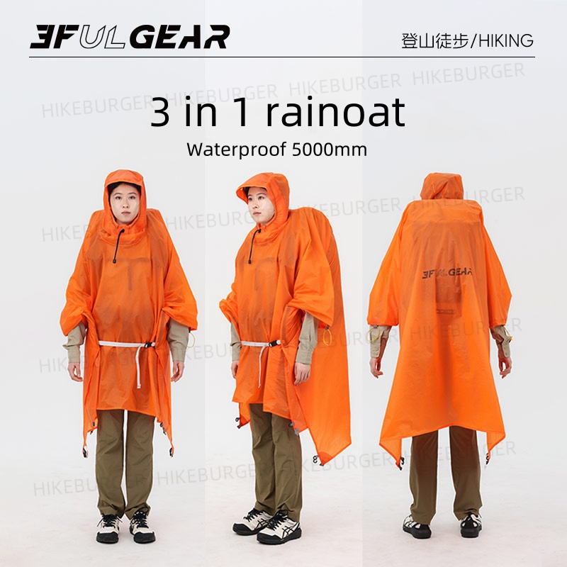 3F UL GEAR 3 in1 Rain Poncho O – Rain Cover Backpack recenzja i cena