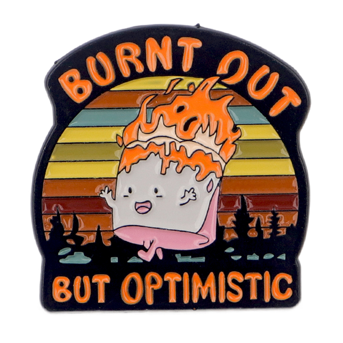 Fire Badges Enamel Pin Brooche – Fashion Backpack Women recenzja i cena