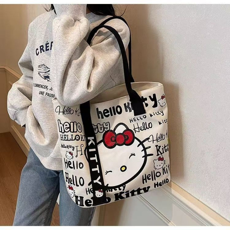 Hello Kitty Large Capacity Sho – Canvas Backpack Casual recenzja i cena