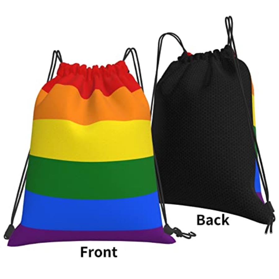 Lgbt Flag Gay Pride Rainbow Un – Drawstring Gym Bag recenzja i cena
