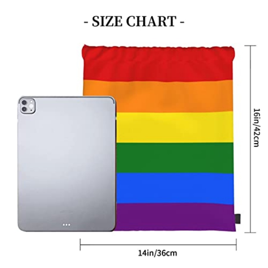 Lgbt Flag Gay Pride Rainbow Un – Drawstring Gym Bag recenzja i cena