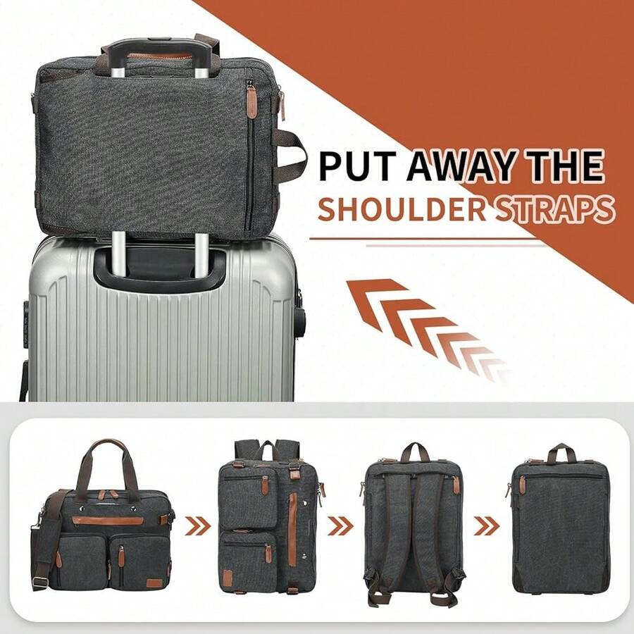 Canvas Laptop Backpack 3-In-1  – Canvas Backpack Casual recenzja i cena