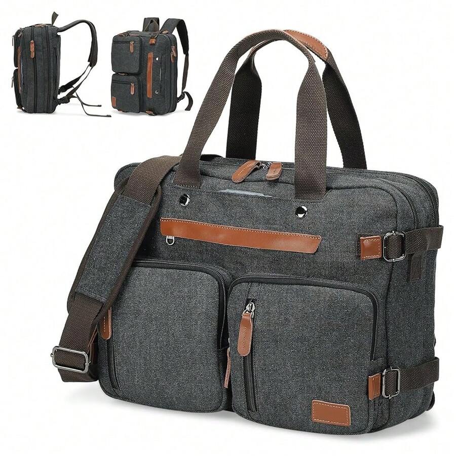 Canvas Laptop Backpack 3-In-1  – Canvas Backpack Casual recenzja i cena