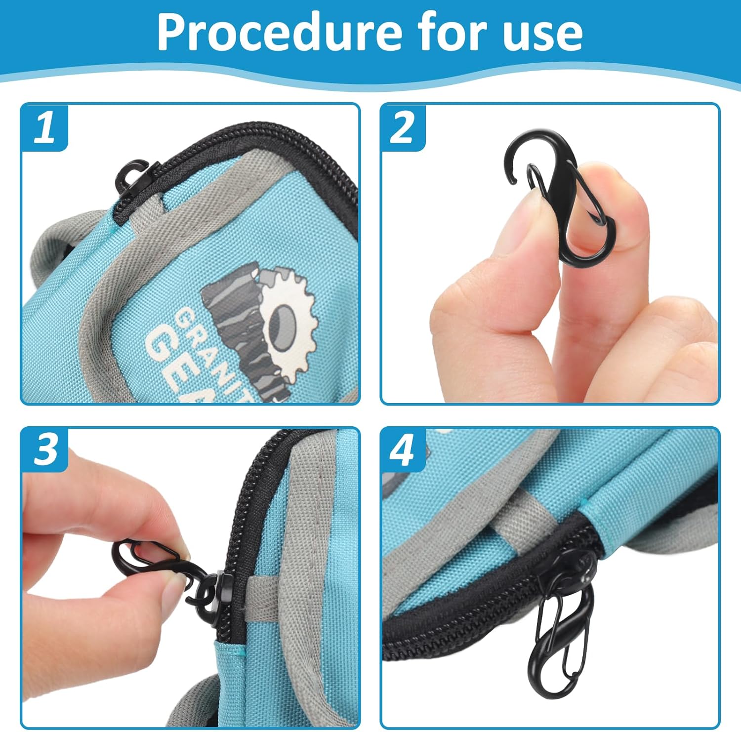 Lock Combo, Total 21PCS Clips  – Backpack Lock Combo recenzja i cena