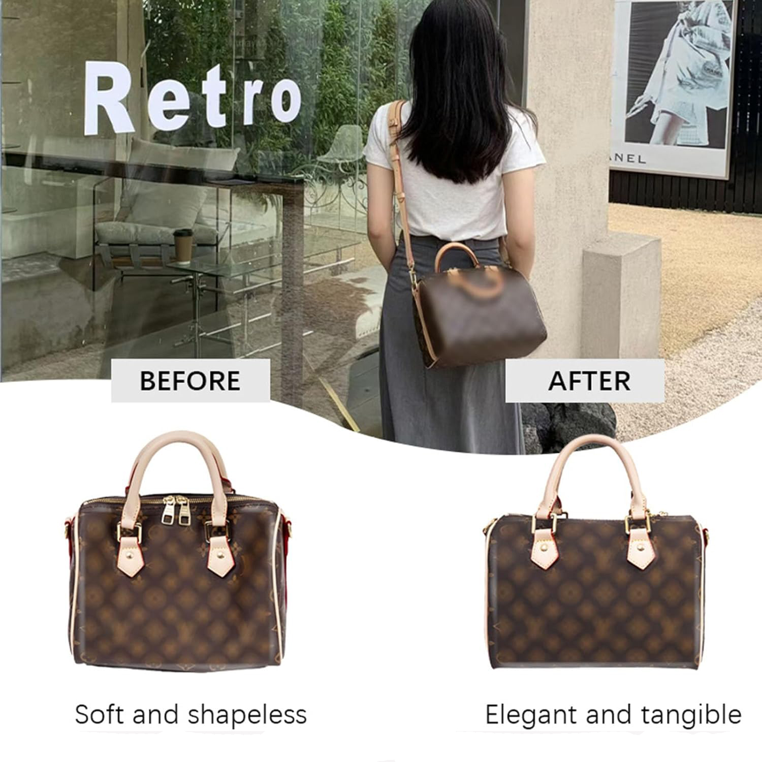 Detachable Felt Purse Insert O – Backpack Insert Organizer recenzja i cena
