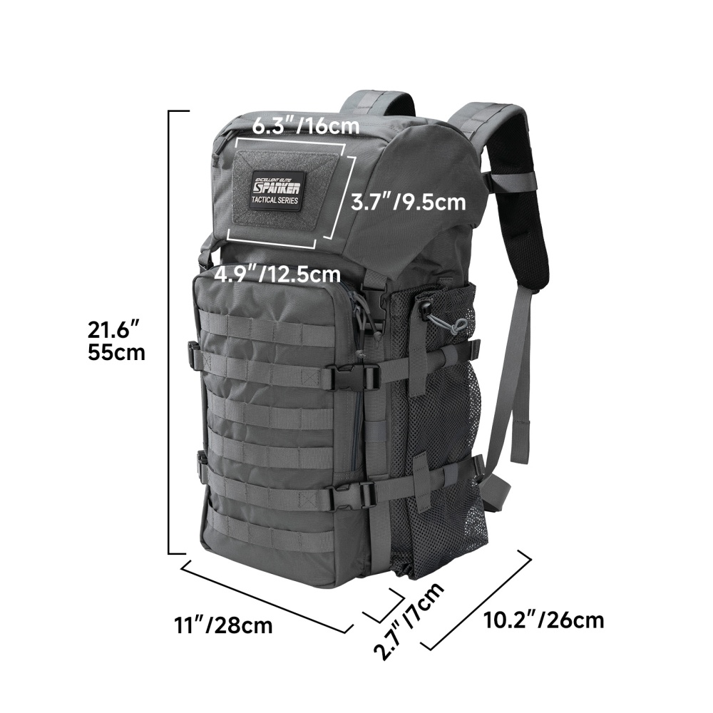Tactical Backpack 40L 500D Nyl – Rucksack Military Style recenzja i cena