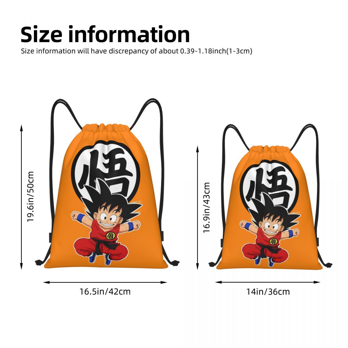 DBZ G-Gokues Cartoon Drawstrin – Drawstring Gym Bag recenzja i cena