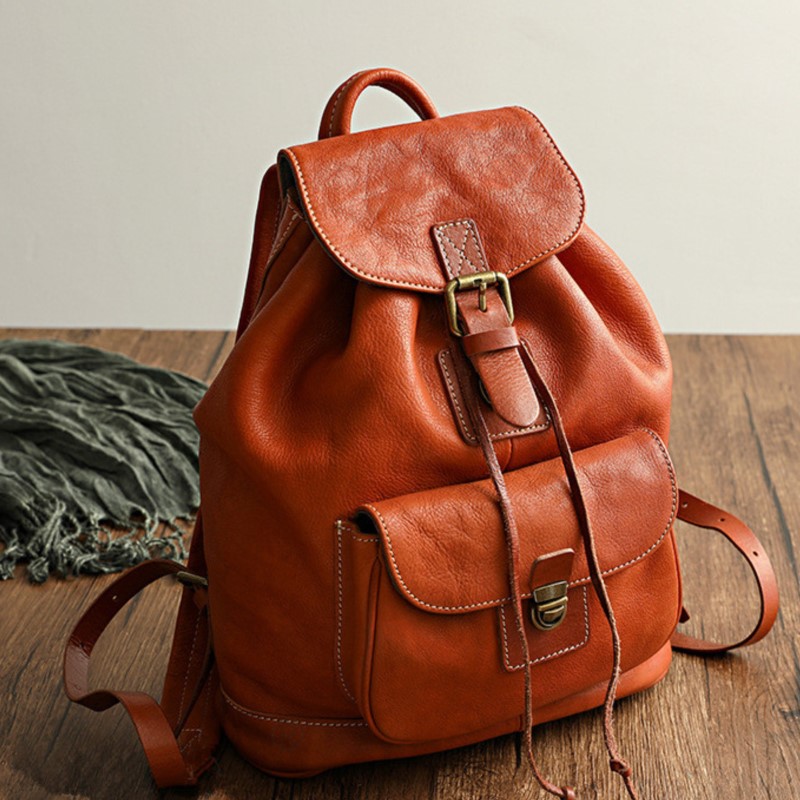 Johnature Leisure Travel Bag N – Leather Backpack Vintage recenzja i cena