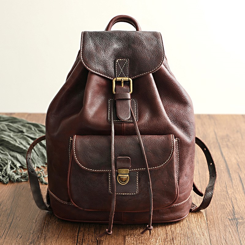 Johnature Leisure Travel Bag N – Leather Backpack Vintage recenzja i cena