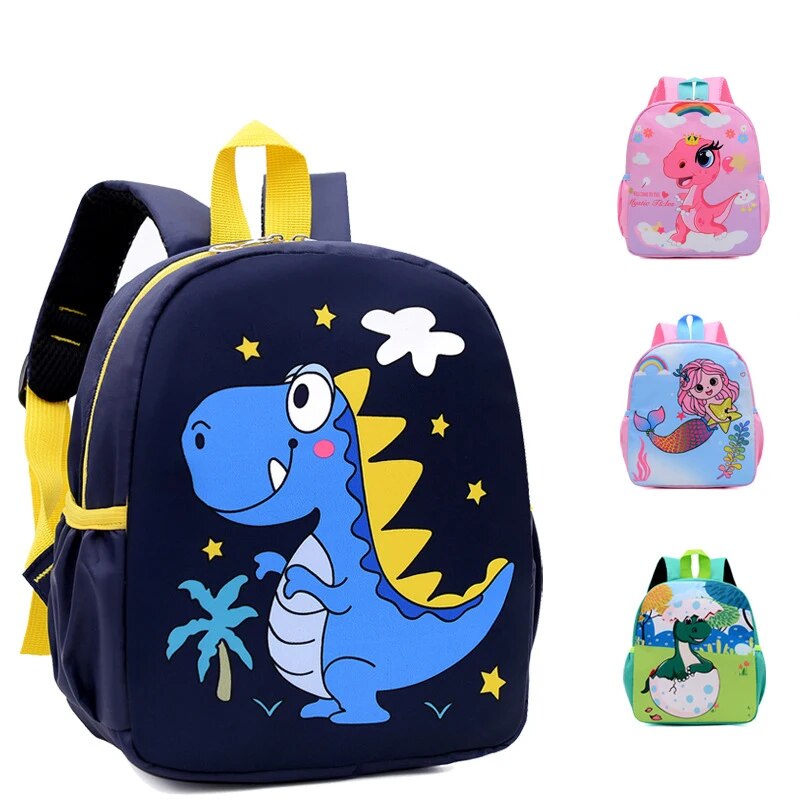 Cartoon Cute Dinosaur Printed  – School Backpack Teen recenzja i cena