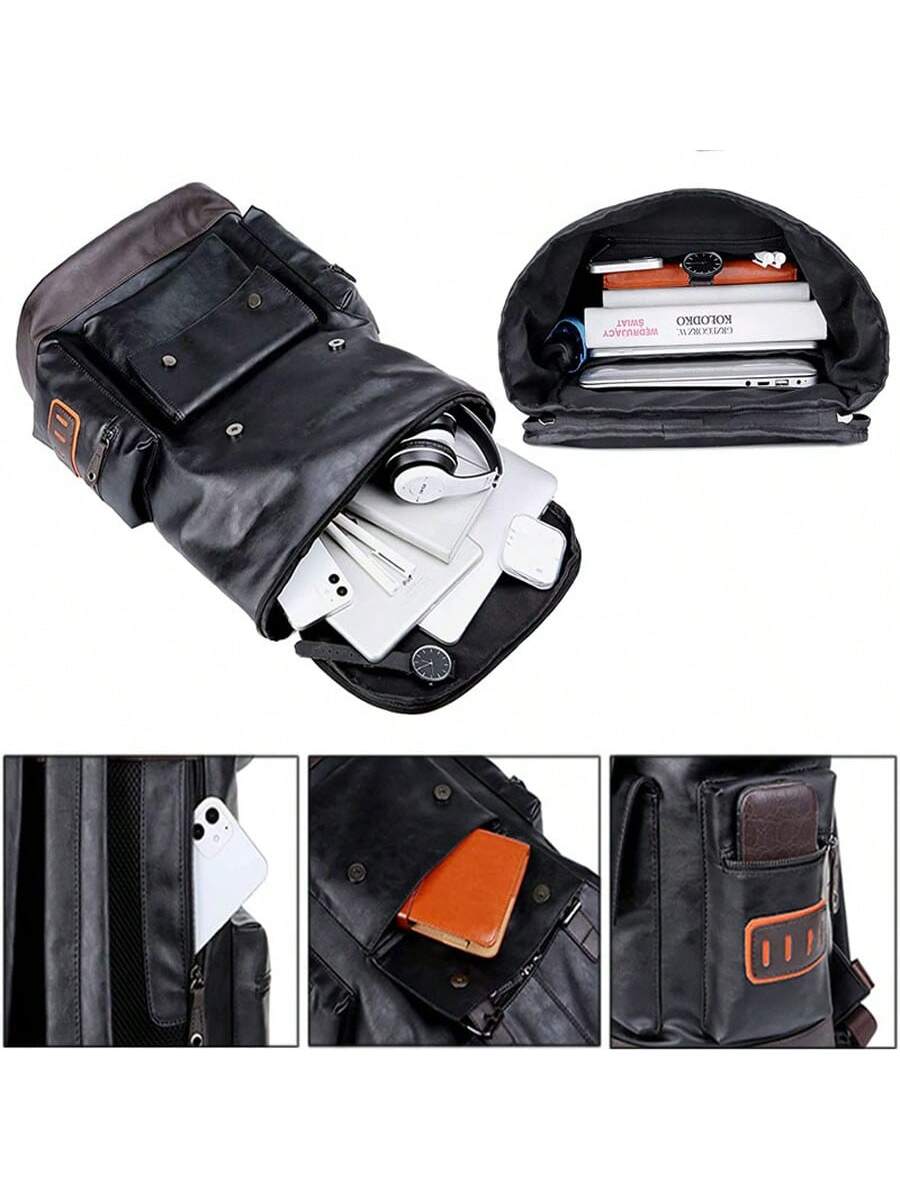 Vintage Black Leather Laptop B – Leather Backpack Vintage recenzja i cena
