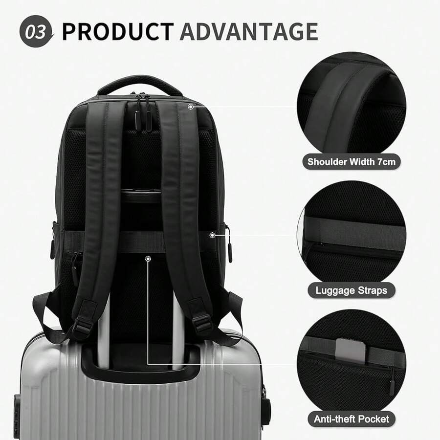 Waterproof Anti-Theft Laptop B – Laptop Backpack 15.6 recenzja i cena