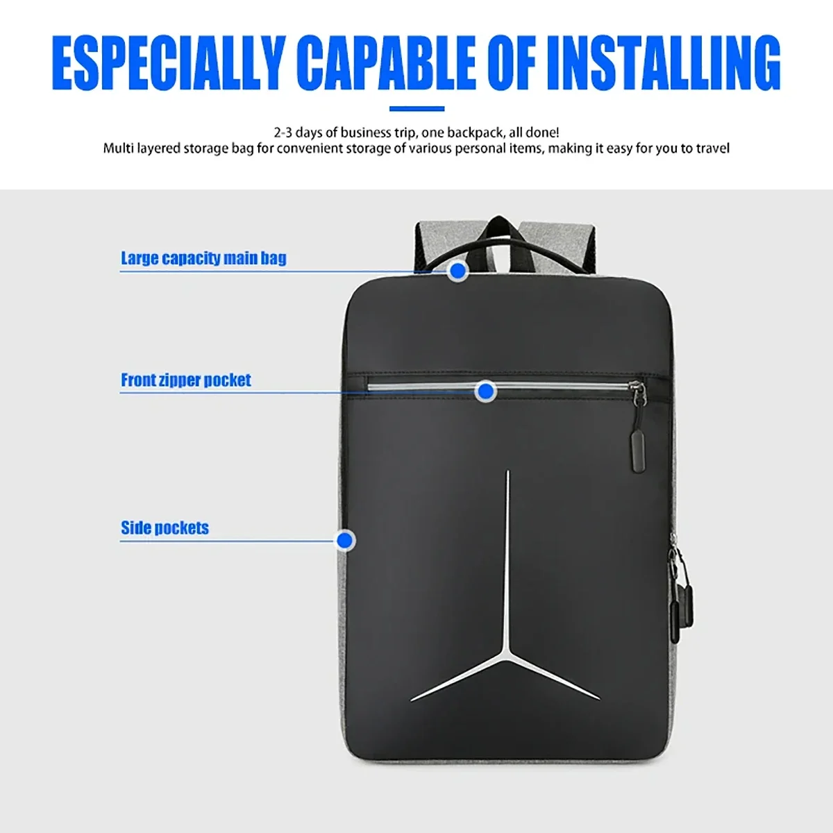 Fashion Anti Theft USB Waterpr – Travel Backpack Anti Theft recenzja i cena